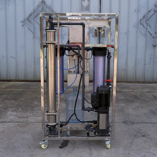 500lph 산업 RO 식물 역삼투 급수 여과기 기계